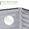 Best Choice Products 8x4x2ft Outdoor Metal Raised Garden Bed for Vegetables Flowers Herbs